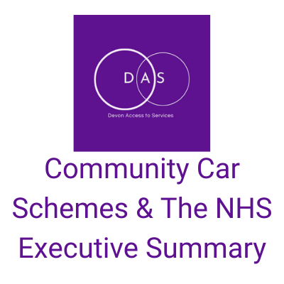 Community Car Schemes & The NHS Exec Summary PDF – DAS